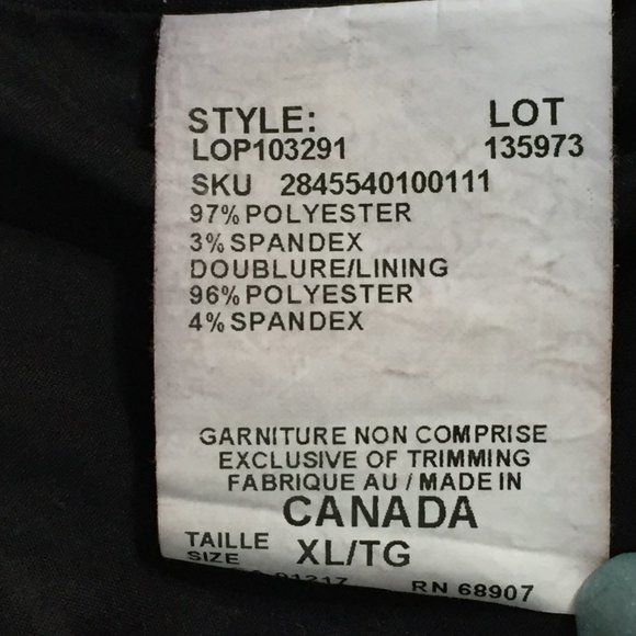 Love Size XL Ladies Black and Jacket Strapless Gown - Picture 4 of 16